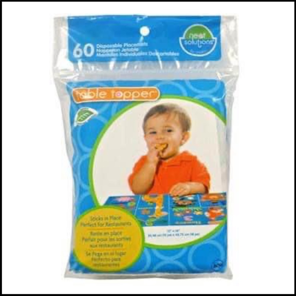 Table Topper Disposable Placemats - 60 Counts